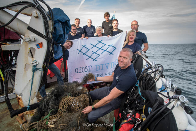 Ghost Diving-bovenwater-Noordzee