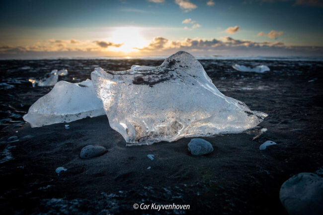 Diamant beach Ijsland