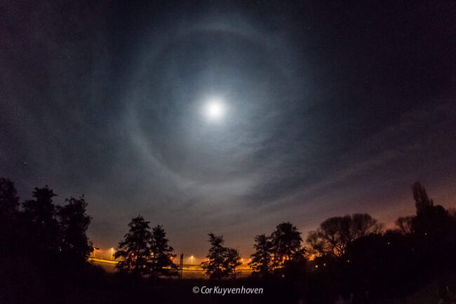 Halo van de maan