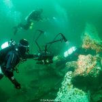 Peter van Rodijnen in de Noordzee